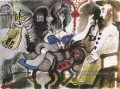 Cavaliers du cirque 1967 cubisme Pablo Picasso